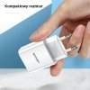 USAMS Ładowarka sieciowa 1xUSB T18 2,1A(only head) biały/white Fast Charging CC075TC01